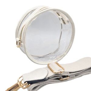White Clear Gameday Purse